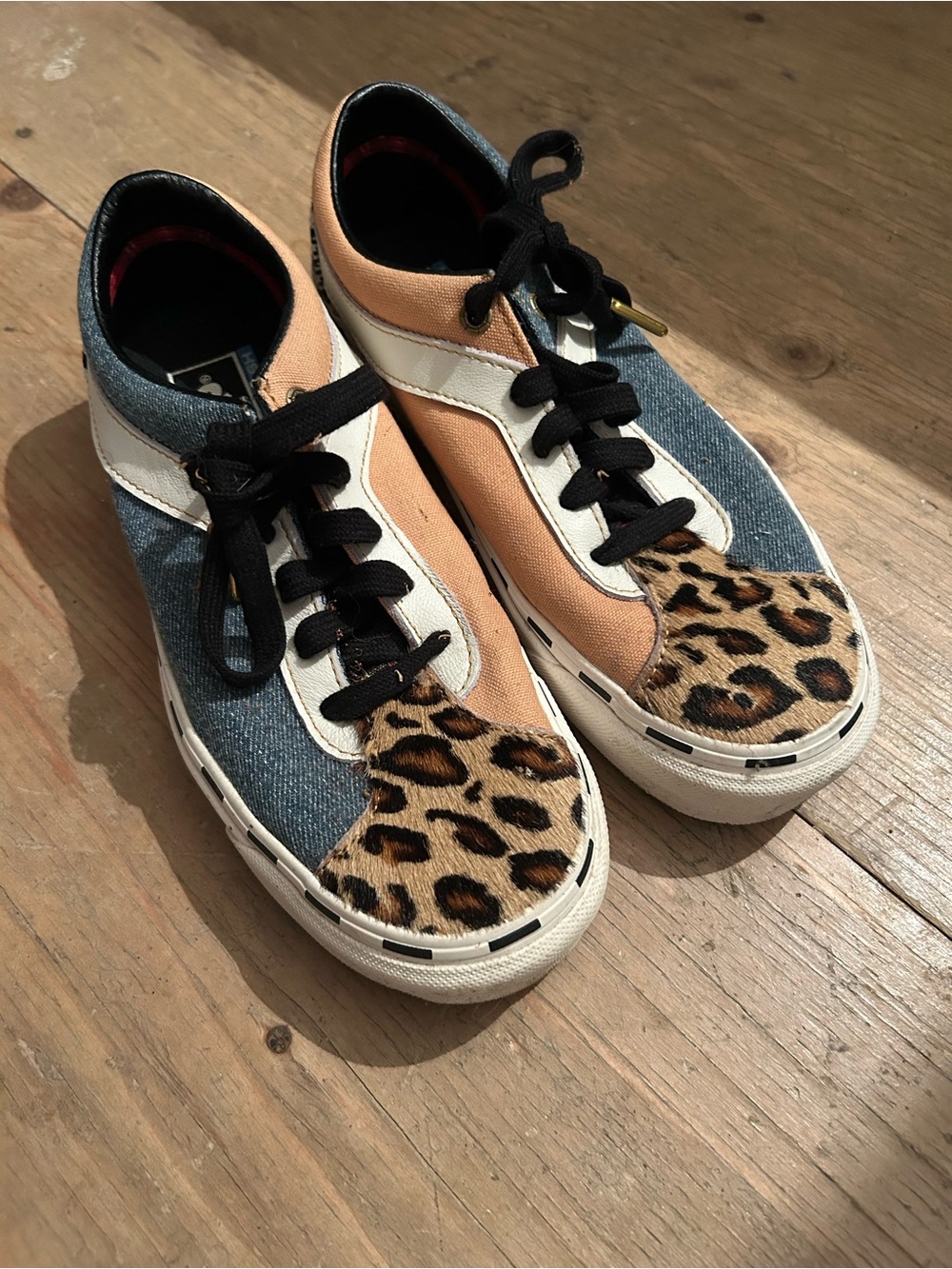 RARE vans multi pattern shoes Ultra Cush